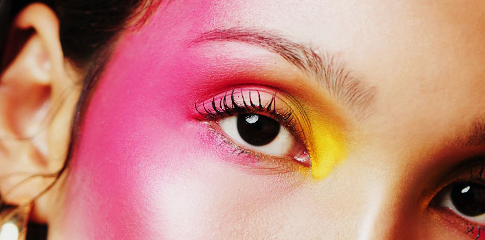 neon eye makeup